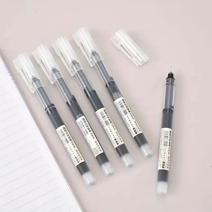 Caneta Gel Preta Zuixua 0.5mm, Bullet Journal, estilo Muji