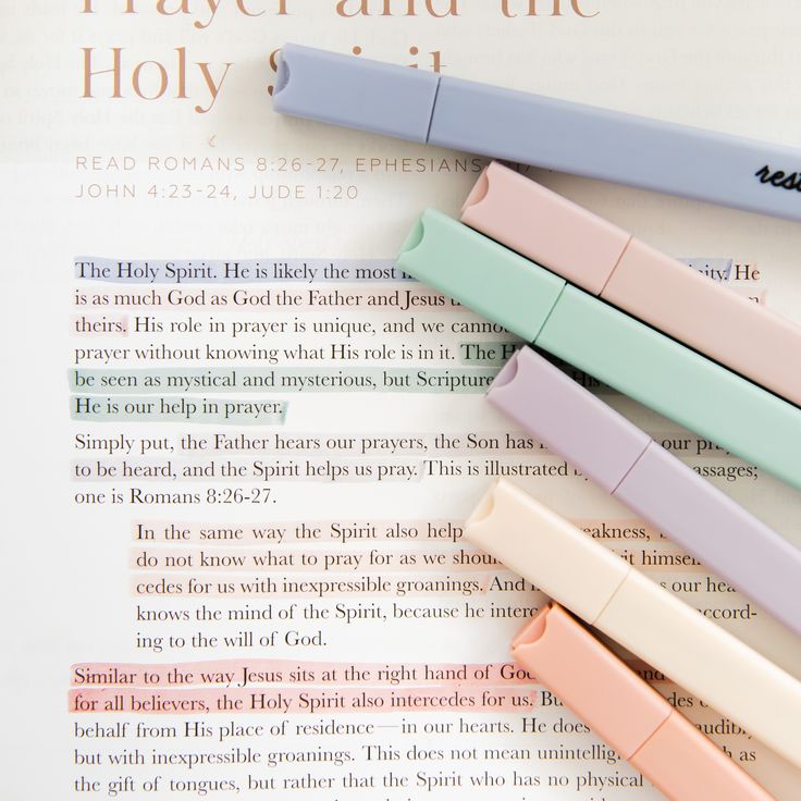 Marca Texto Pastel Quadrado 6 cores